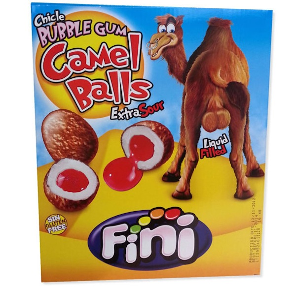 Chew on This Camel Balls Extra Sour Bubble Gum