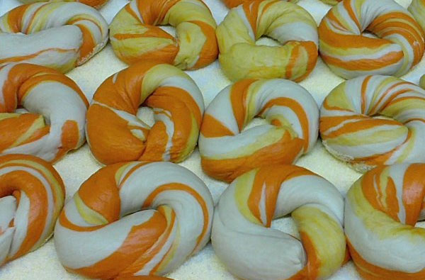 Candy Corn Bagels Are A Reality In Brooklyn Ny 