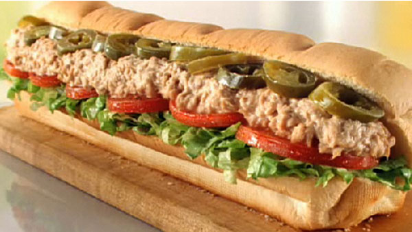 tuna sandwich subway