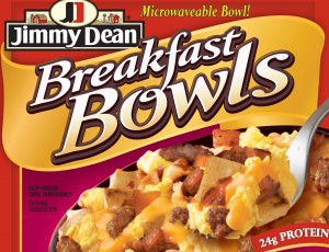 Jimmy Dean Frozen Breakfast Bowl Meat Lovers Bacon Sausage Egg