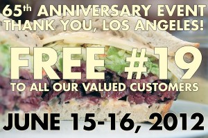 Langer's 65th Anniversary Celebration.