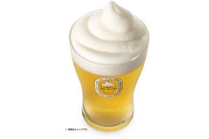 Kirin-beer-foam