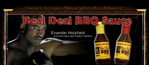 Real Deal BBQ Sauce Evander Holyfield Mike Tyson