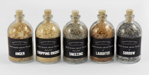 The salty selections offered in the London shop.