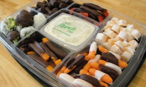 chocolate covered veggie tray