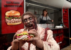 A zombie with a sophisticated taste for brains.