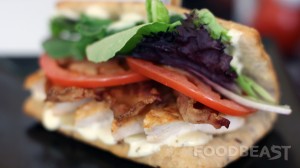 Wendy's Bacon Asiago Ranch Grilled Chicken Flatbread